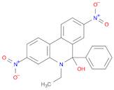 6-Phenanthridinol, 5-ethyl-5,6-dihydro-3,8-dinitro-6-phenyl-