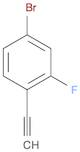 Benzene, 4-bromo-1-ethynyl-2-fluoro-