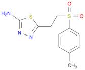 1,3,4-Thiadiazol-2-amine, 5-[2-[(4-methylphenyl)sulfonyl]ethyl]-