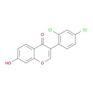 4H-1-Benzopyran-4-one, 3-(2,4-dichlorophenyl)-7-hydroxy-