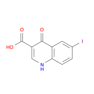 3-Quinolinecarboxylic acid, 1,4-dihydro-6-iodo-4-oxo-