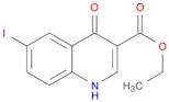 3-Quinolinecarboxylic acid, 1,4-dihydro-6-iodo-4-oxo-, ethyl ester