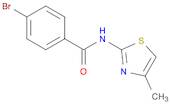 Benzamide, 4-bromo-N-(4-methyl-2-thiazolyl)-