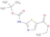 5-Thiazolecarboxylic acid, 2-[[(1,1-dimethylethoxy)carbonyl]amino]-, ethyl ester