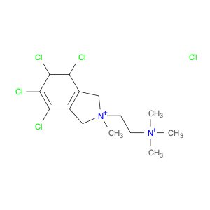 1H-Isoindolium, 4,5,6,7-tetrachloro-2,3-dihydro-2-methyl-2-[2-(trimethylammonio)ethyl]-, chloride …