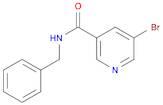 3-Pyridinecarboxamide, 5-bromo-N-(phenylmethyl)-