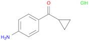 Methanone, (4-aminophenyl)cyclopropyl-, hydrochloride (1:1)