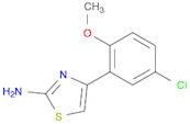 2-Thiazolamine, 4-(5-chloro-2-methoxyphenyl)-