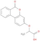 Propanoic acid, 2-[(6-oxo-6H-dibenzo[b,d]pyran-3-yl)oxy]-