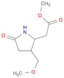 2-Pyrrolidineacetic acid, 3-(methoxymethyl)-5-oxo-, methyl ester