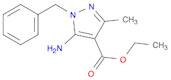 1H-Pyrazole-4-carboxylic acid, 5-amino-3-methyl-1-(phenylmethyl)-, ethyl ester