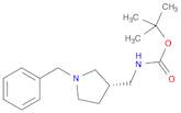 Carbamic acid, [[(3S)-1-(phenylmethyl)-3-pyrrolidinyl]methyl]-, 1,1-dimethylethyl ester (9CI)