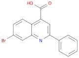 4-Quinolinecarboxylic acid, 7-bromo-2-phenyl-