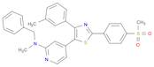 2-Pyridinamine, N-methyl-4-[4-(3-methylphenyl)-2-[4-(methylsulfonyl)phenyl]-5-thiazolyl]-N-(phenyl…