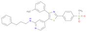 2-Pyridinamine, 4-[4-(3-methylphenyl)-2-[4-(methylsulfonyl)phenyl]-5-thiazolyl]-N-(3-phenylpropyl)-