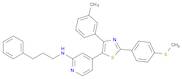 2-Pyridinamine, 4-[4-(3-methylphenyl)-2-[4-(methylthio)phenyl]-5-thiazolyl]-N-(3-phenylpropyl)-