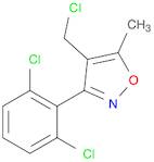 Isoxazole, 4-(chloromethyl)-3-(2,6-dichlorophenyl)-5-methyl-