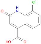 4-Quinolinecarboxylic acid, 8-chloro-1,2-dihydro-2-oxo-