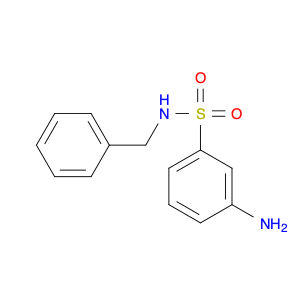 Benzenesulfonamide, 3-amino-N-(phenylmethyl)-