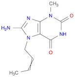 1H-Purine-2,6-dione, 8-amino-7-(2-buten-1-yl)-3,7-dihydro-3-methyl-