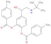 Benzoic acid, 4-methyl-, 1,1'-[4-[2-[(1,1-dimethylethyl)amino]-1-hydroxyethyl]-1,2-phenylene] ester