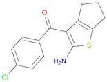 Methanone, (2-amino-5,6-dihydro-4H-cyclopenta[b]thien-3-yl)(4-chlorophenyl)-