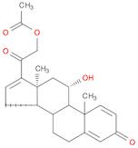 Pregna-1,4,16-triene-3,20-dione, 21-(acetyloxy)-11-hydroxy-, (11β)-