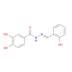 Benzoic acid, 3,4-dihydroxy-, 2-[(2-hydroxyphenyl)methylene]hydrazide