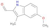 1H-Indole-2-carboxaldehyde, 5-methoxy-3-methyl-