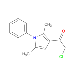 Ethanone, 2-chloro-1-(2,5-dimethyl-1-phenyl-1H-pyrrol-3-yl)-