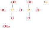 Diphosphoric acid, copper(2+) salt (1:2), monohydrate (9CI)