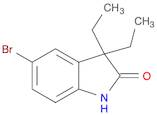 2H-Indol-2-one, 5-bromo-3,3-diethyl-1,3-dihydro-