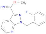 1H-Pyrazolo[3,4-b]pyridine-3-carboximidic acid, 1-[(2-fluorophenyl)methyl]-, methyl ester