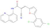 2-Propenamide, 2-cyano-3-[5-(2,5-dichlorophenyl)-2-furanyl]-N-8-quinolinyl-