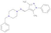 1-Piperazinamine, N-[(3,5-dimethyl-1-phenyl-1H-pyrazol-4-yl)methylene]-4-(phenylmethyl)-