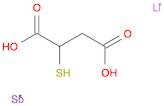 Butanedioic acid, 2-mercapto-, antimony(3+) lithium salt (3:1:6)