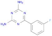 1,3,5-Triazine-2,4-diamine, 6-(3-fluorophenyl)-