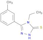 3H-1,2,4-Triazole-3-thione, 4-ethyl-2,4-dihydro-5-(3-methylphenyl)-