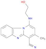 Pyrido[1,2-a]benzimidazole-4-carbonitrile, 1-[(2-hydroxyethyl)amino]-3-methyl-