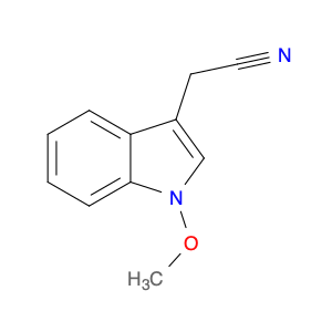 1H-Indole-3-acetonitrile, 1-methoxy-