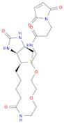 1H-Thieno[3,4-d]imidazole-4-pentanamide, N-[2-[2-[2-[[3-(2,5-dihydro-2,5-dioxo-1H-pyrrol-1-yl)-1...