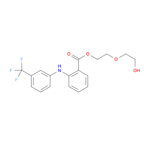 Benzoic acid, 2-[[3-(trifluoromethyl)phenyl]amino]-, 2-(2-hydroxyethoxy)ethyl ester