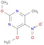 Pyrimidine, 2,4-dimethoxy-6-methyl-5-nitro-