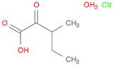 Pentanoic acid, 3-methyl-2-oxo-, calcium salt, hydrate (2:1:1)