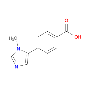 Benzoic acid, 4-(1-methyl-1H-imidazol-5-yl)-