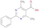 5-Pyrimidinecarboxylic acid, 4,6-dimethyl-2-phenyl-