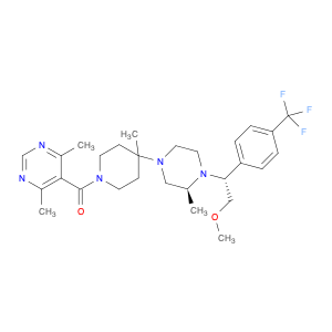 Methanone, (4,6-dimethyl-5-pyrimidinyl)[4-[(3S)-4-[(1R)-2-methoxy-1-[4-(trifluoromethyl)phenyl]eth…