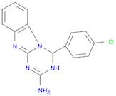 1,3,5-Triazino[1,2-a]benzimidazol-2-amine, 4-(4-chlorophenyl)-3,4-dihydro-