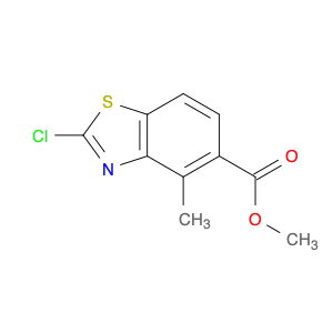 5-Benzothiazolecarboxylic acid, 2-chloro-4-methyl-, methyl ester