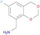 4H-1,3-Benzodioxin-8-methanamine, 6-fluoro-